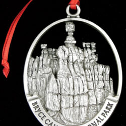 Bryce Canyon National Park medal with a model