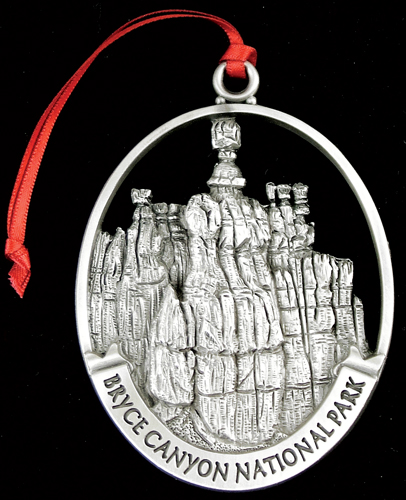 Bryce Canyon National Park medal with a model
