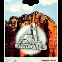 Church poster with a hill image in background