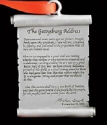 Gettysburg Address Scroll