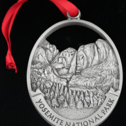 Yosemite National Park media with a red ribbon
